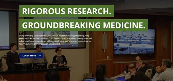 NIH-Duke Master's Program in Clinical Research